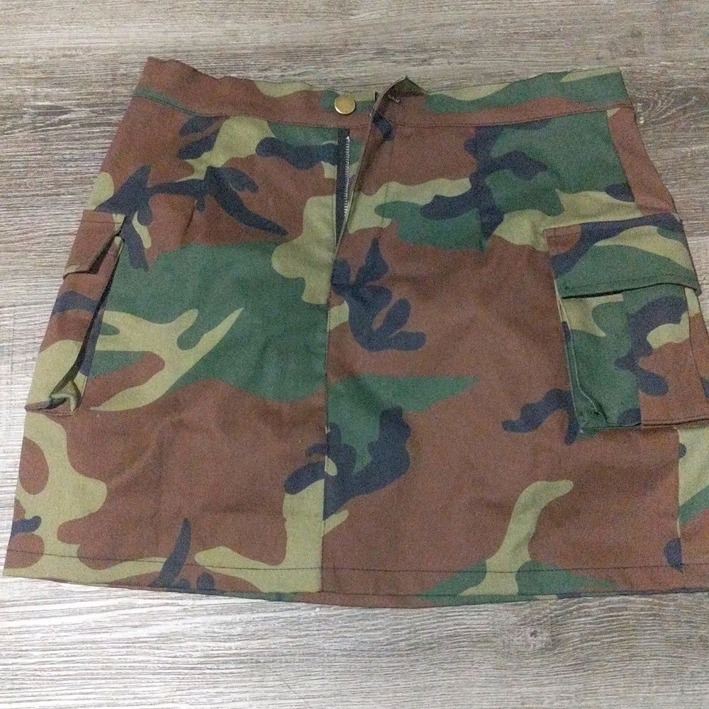 Women's Camo Army fatigue skirt